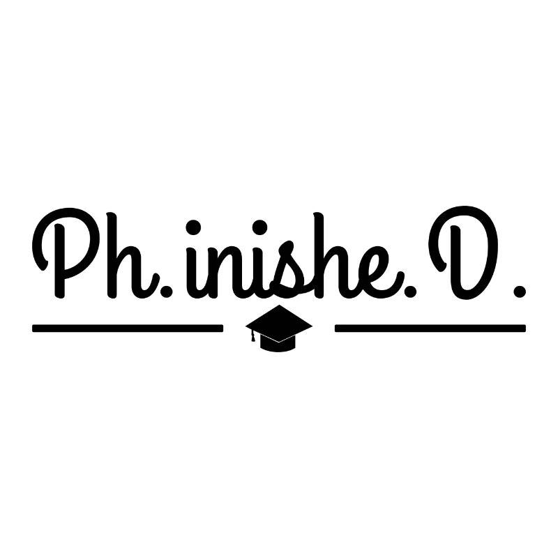Phinished Phd Doktor Abschluss Geschenk