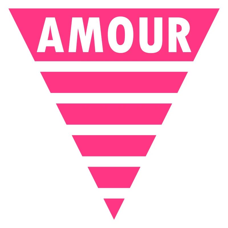 Amour dans le triangle (triangle divisé)