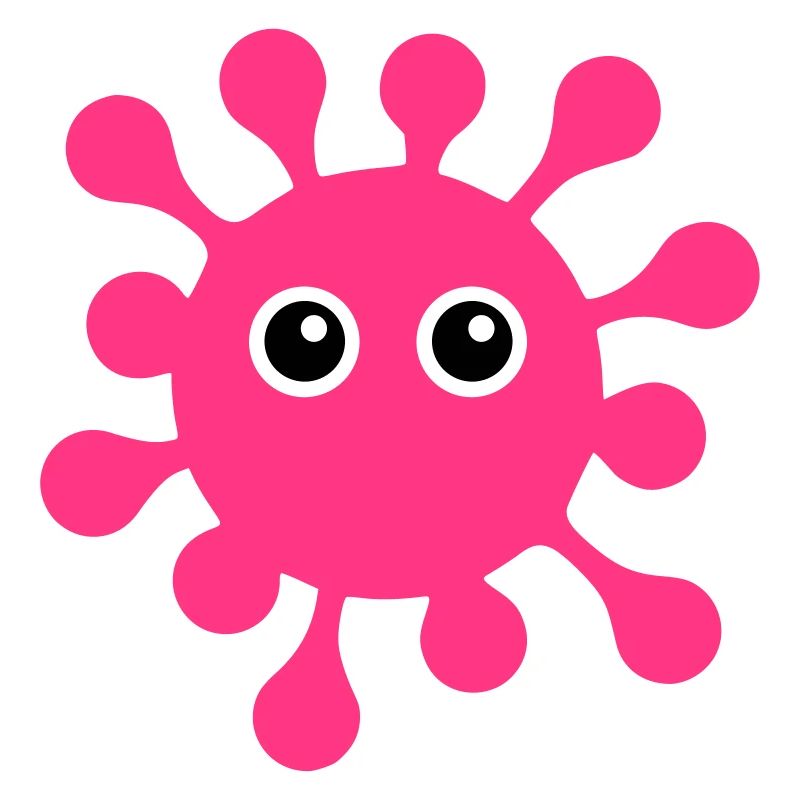 ★ Design colors changeable ★ Virus with googly eyes