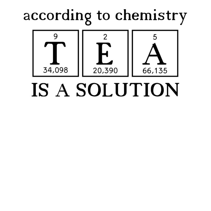 Selon la chimie, le thé est une solution