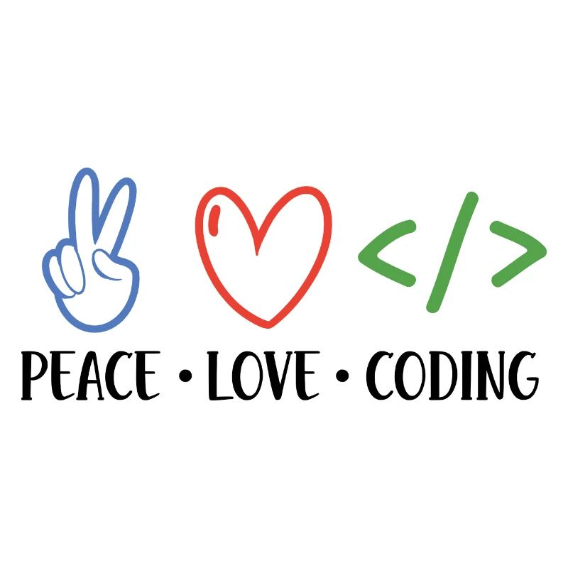 Peace Love Coding Coder Software Developer Program