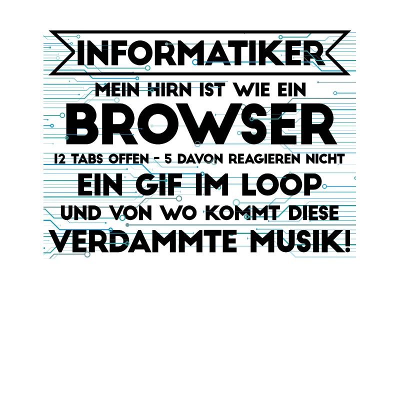 Informatiker Informatik Programmierer Nerd Geek