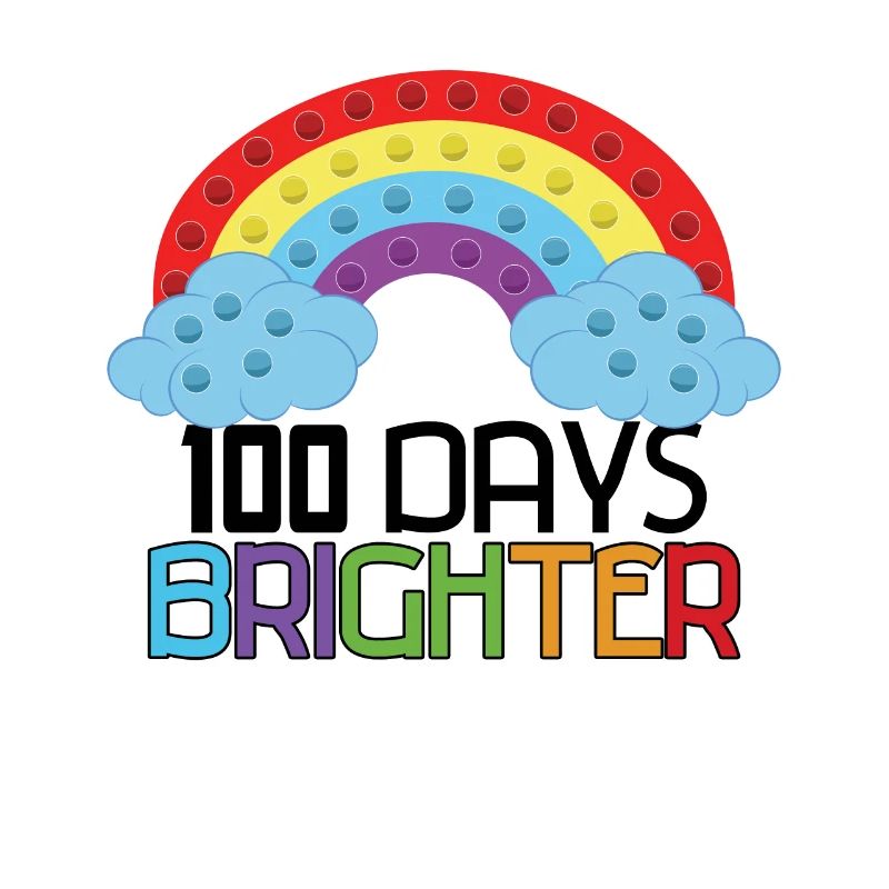 Rainbow Student 100th Day Brighter Days Of School