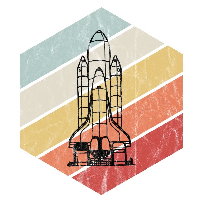 Navette spatiale Vintage - Espace, astronaute