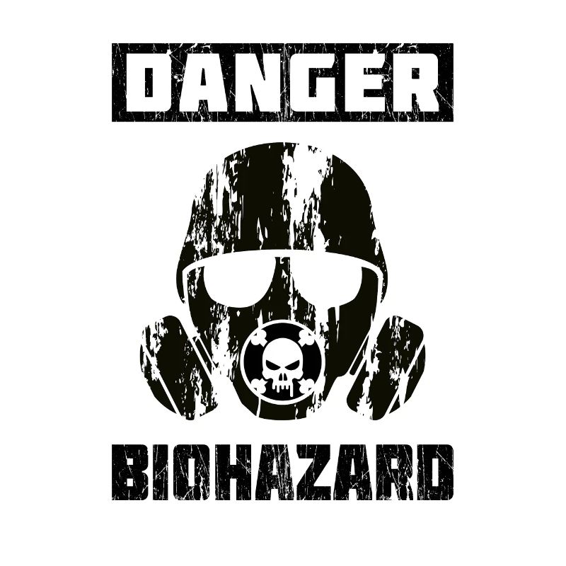 Biohazard Symbol Corona Virus Geschenkidee Warnung
