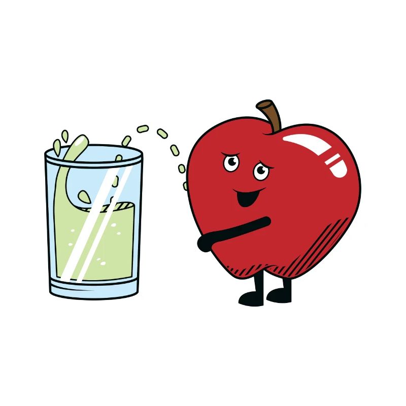 Apple Pee peeing apple juice fruit drink
