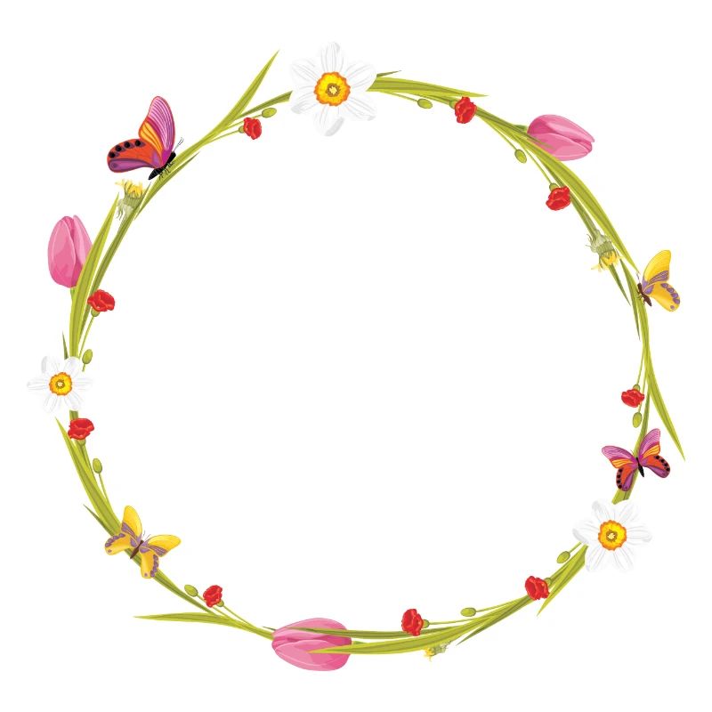 Spring wreath