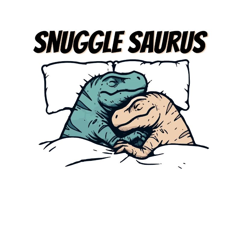 Funny Sleeping Dinosaur Cuddle Saurus