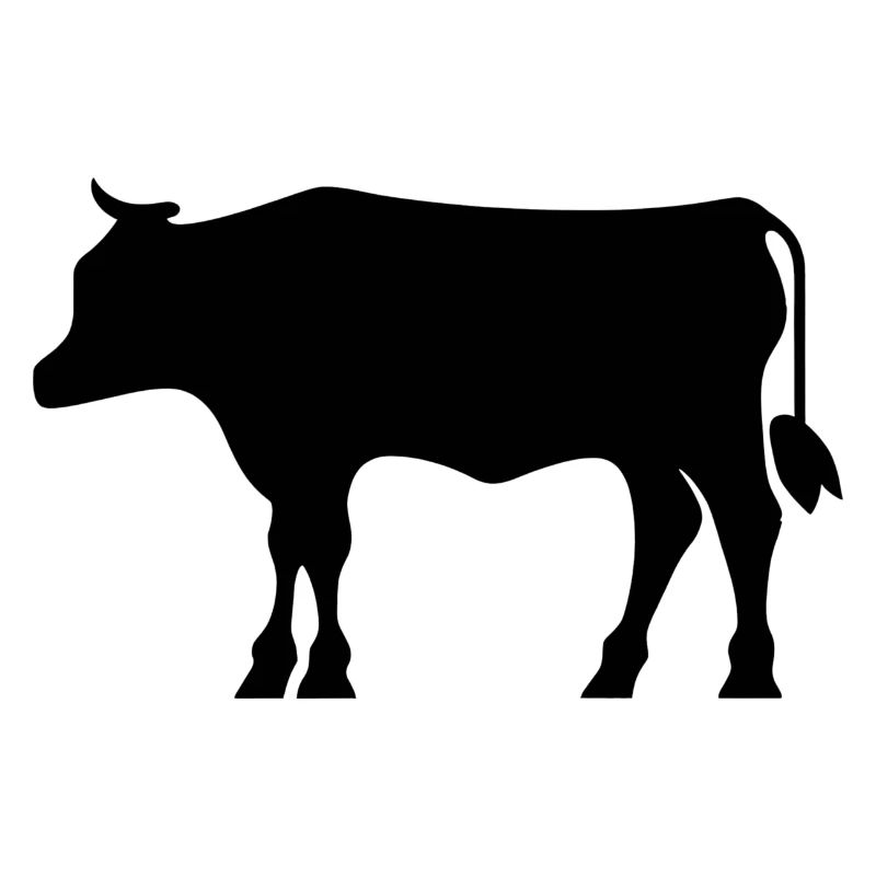 Simple cow icon