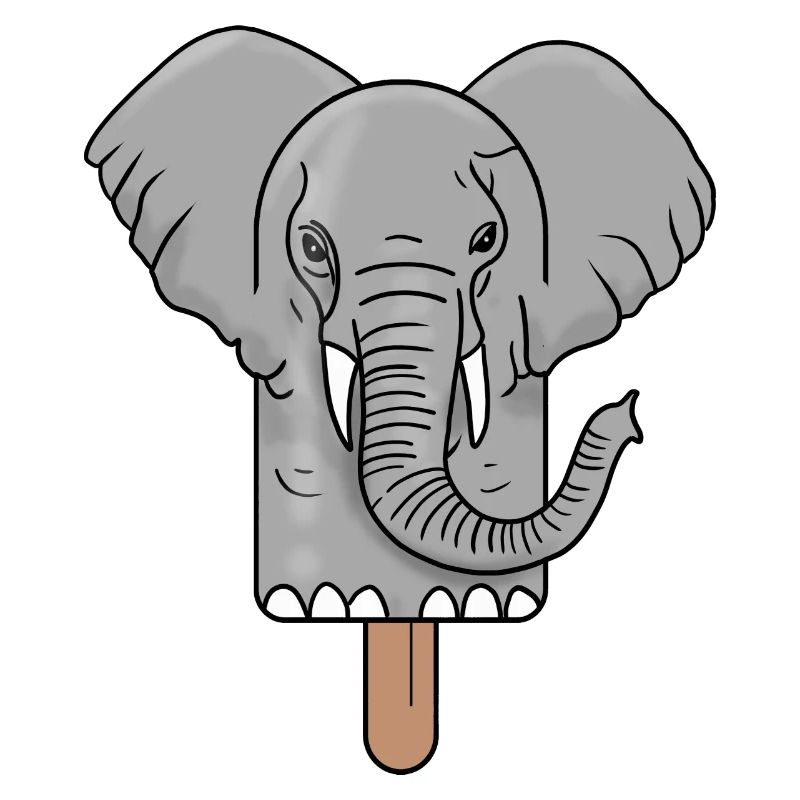 Elephant Head Popsicle