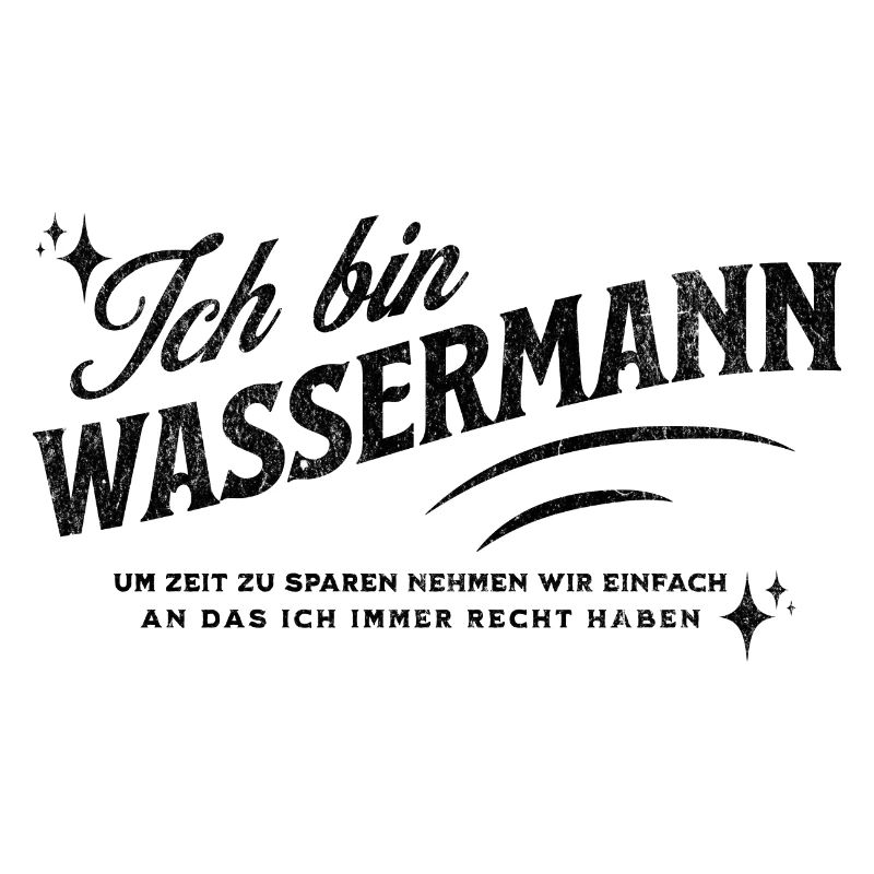 Sternzeichen Geschenke Wassermann Spruch