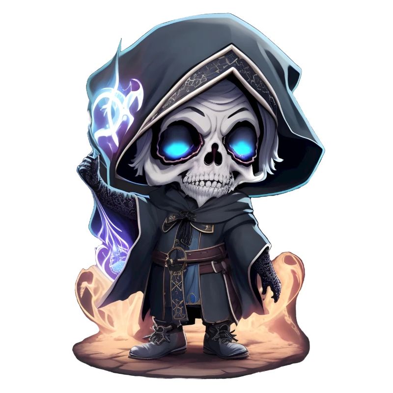Squelette de sorcier