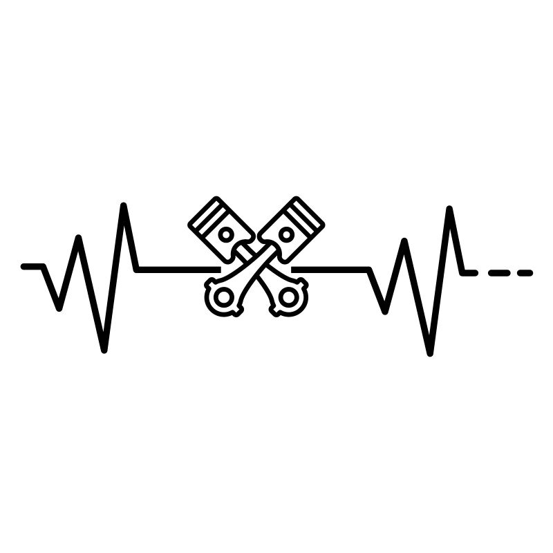 Heartbeat Piston, Engine, Cylinder, Engineer