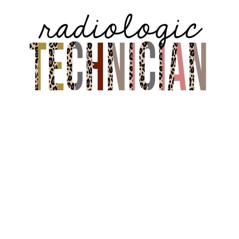 Radiologic Technician Leopard Print Funny