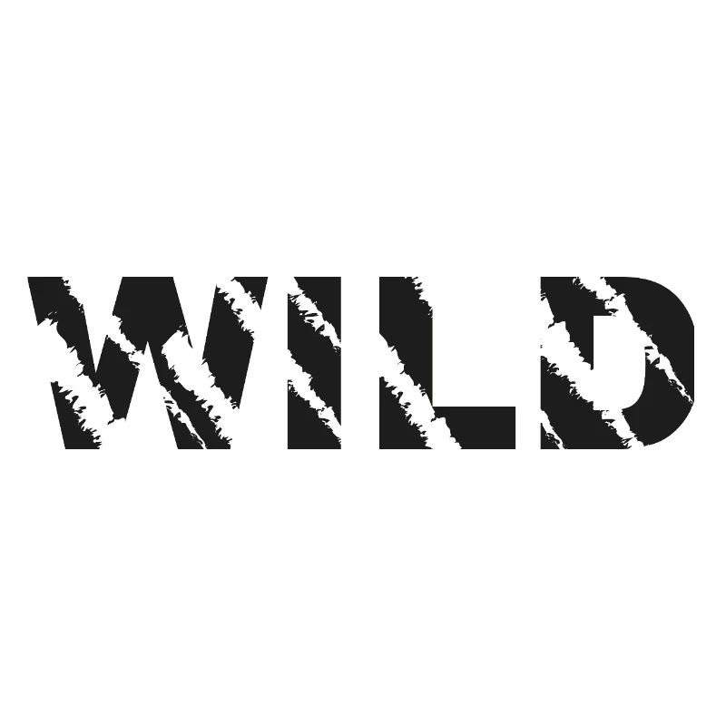 Wilde Schriftzug Ragged