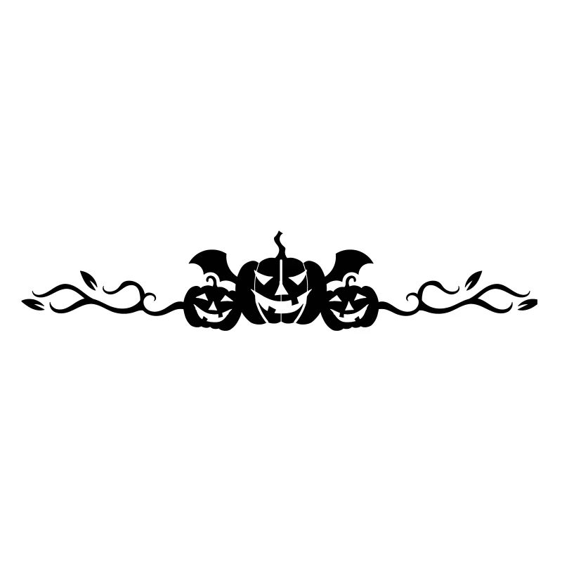 Halloween set of pumpkins