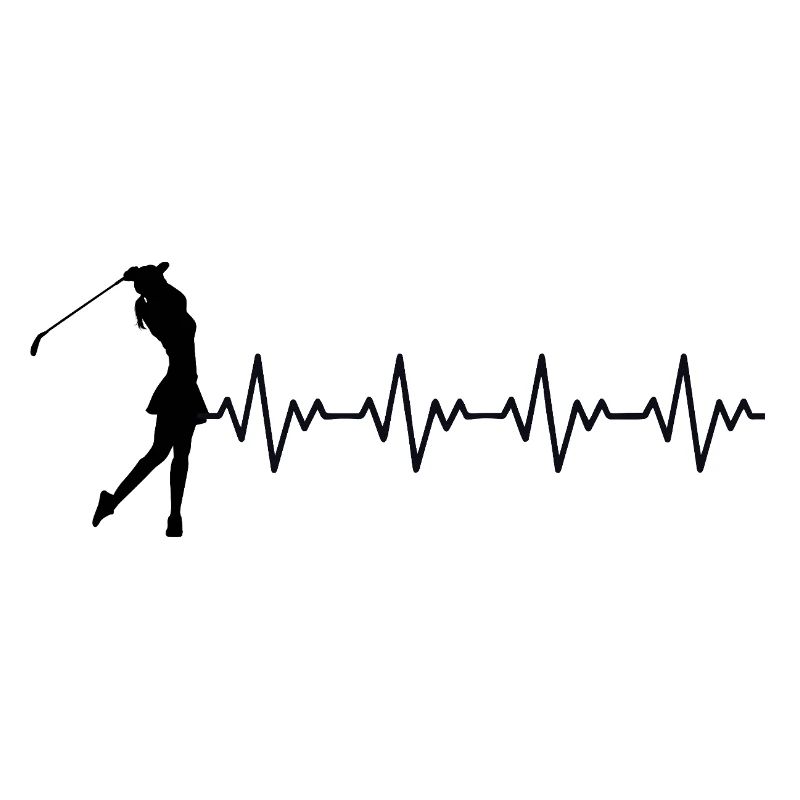 Golfeuse Golfeuse Coup de golf ECG Battement de cœur