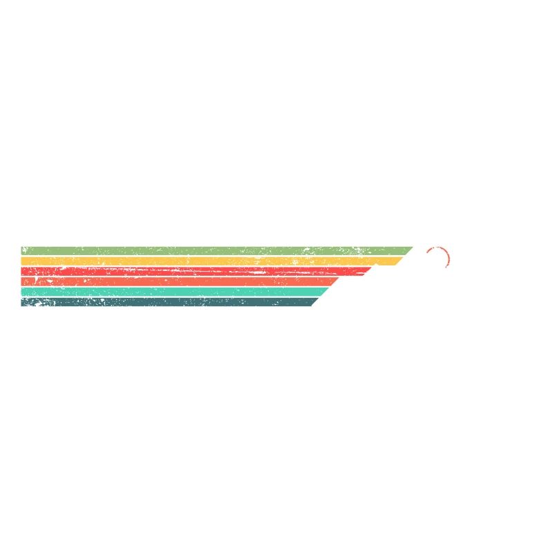 Mountain Ridge Rainbow Stripes