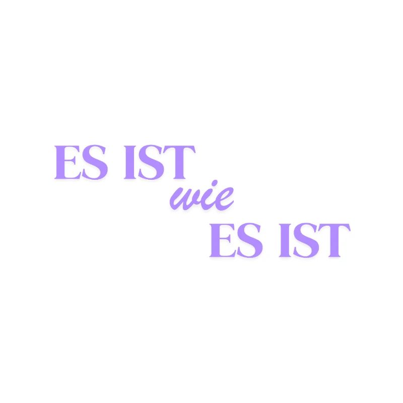It is what it is