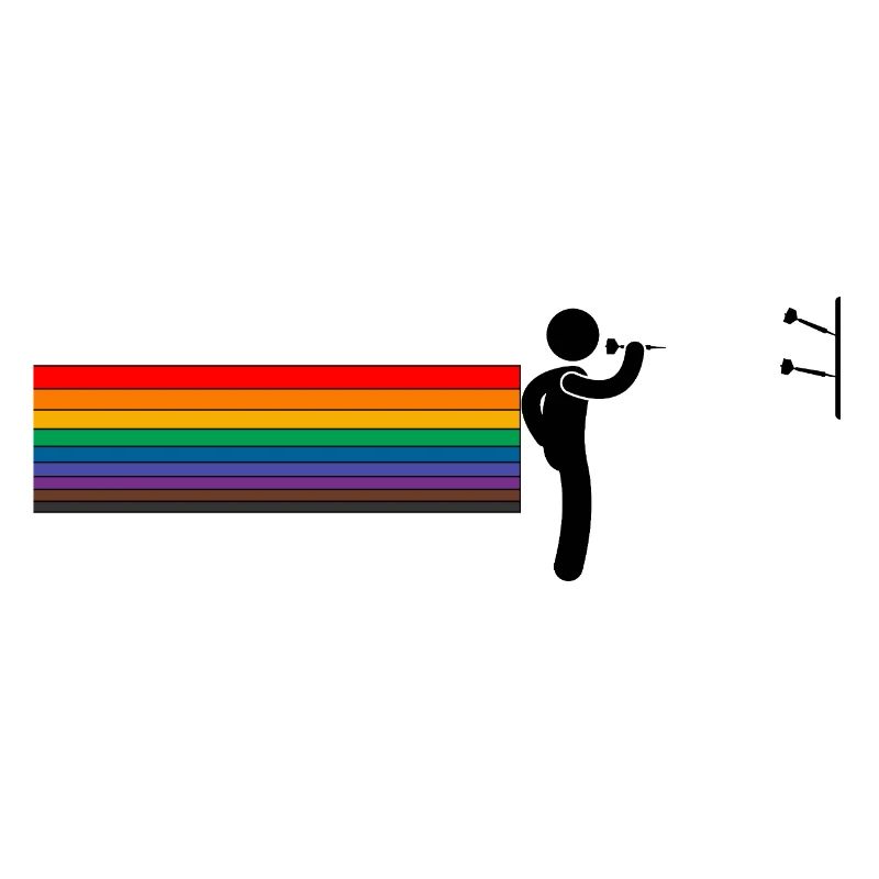 Rainbow Darter – Throw with Pride