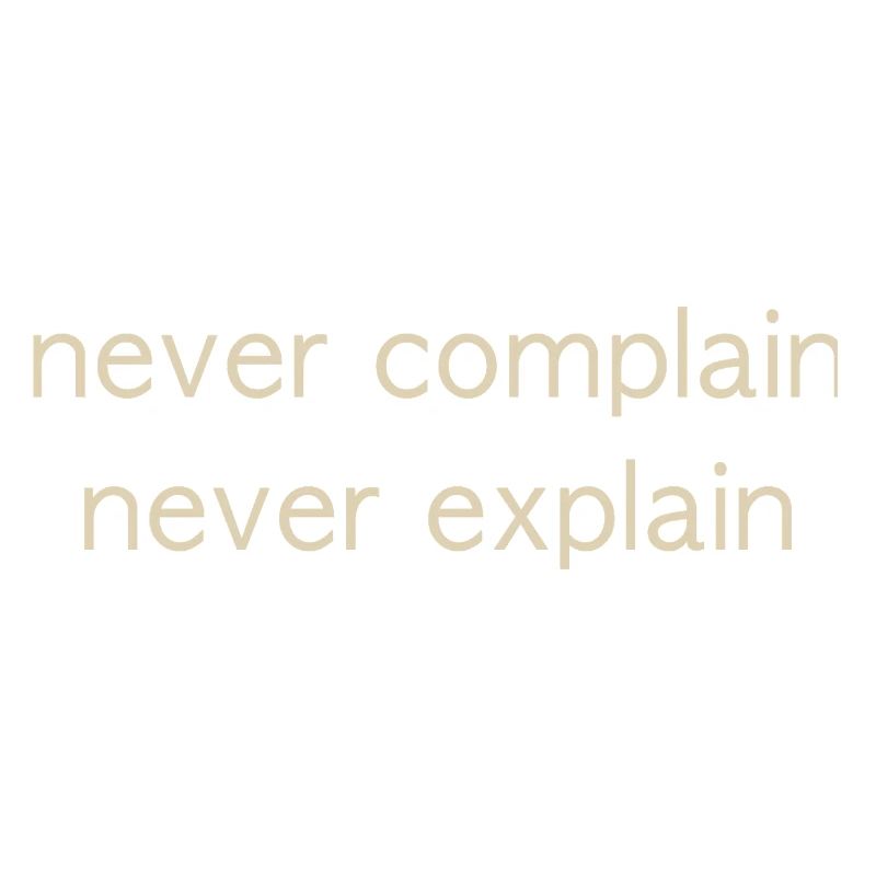 never