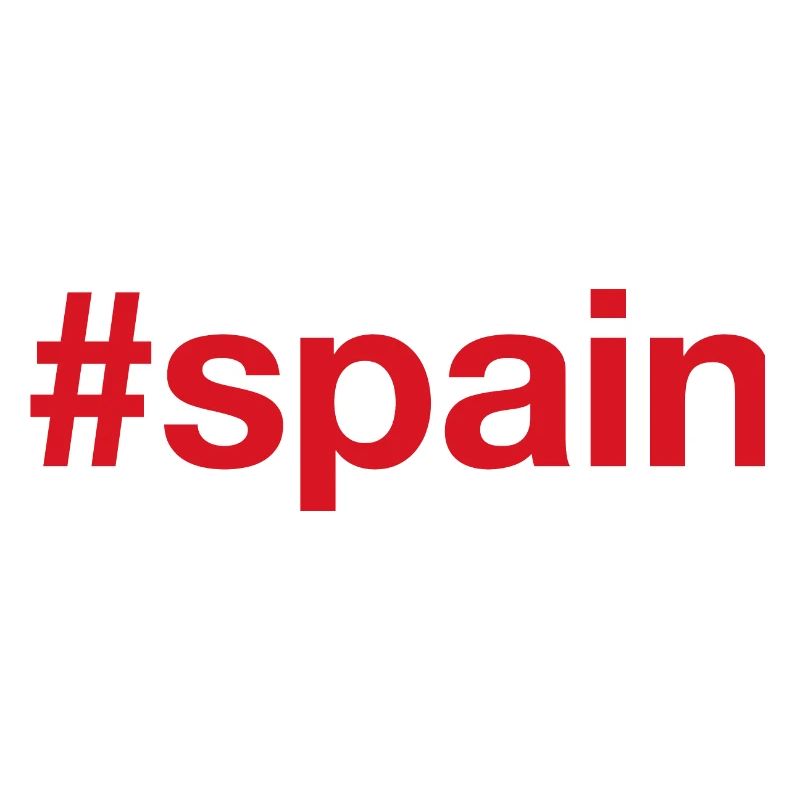SPAIN Hashtag Spanien
