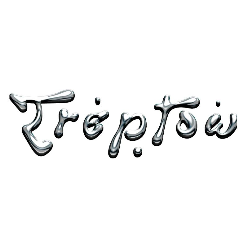 Treptow Liquid Chrome Typography