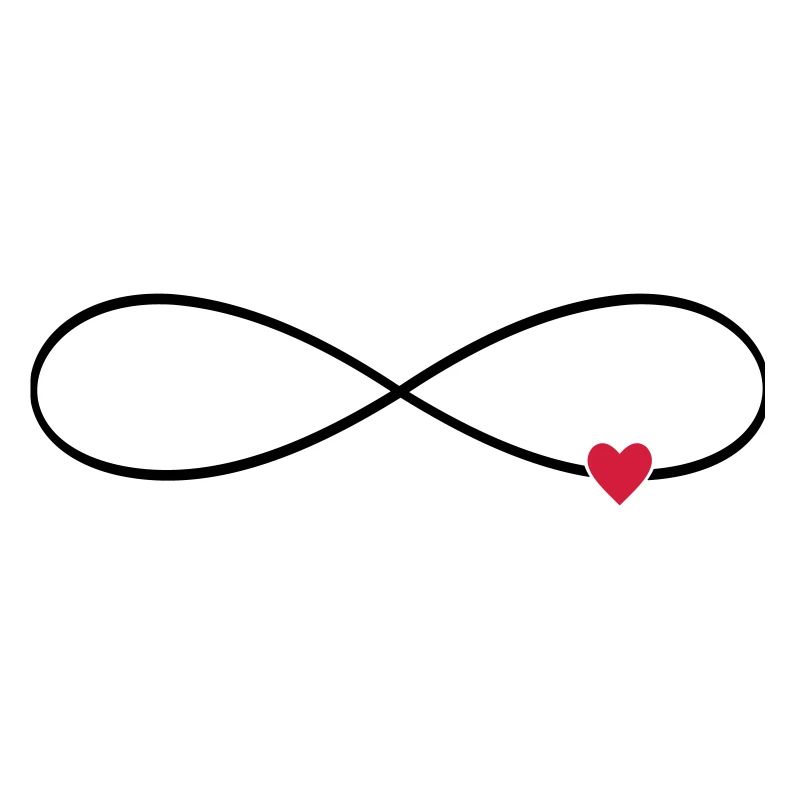 Unendlichkeitszeichen Herz unendliche Liebe