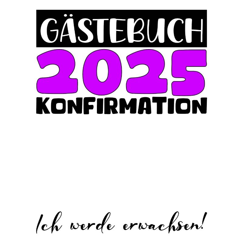 Konfirmation 2025 Gästebuch Deko Mädchen Jungen