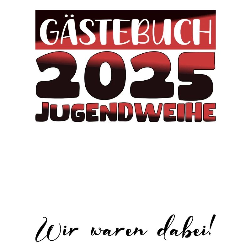 Jugendweihe 2025 Gästebuch Geschenk Mädchen Jungen