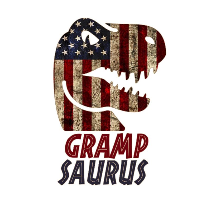Patriotic Gramp Dinosaur