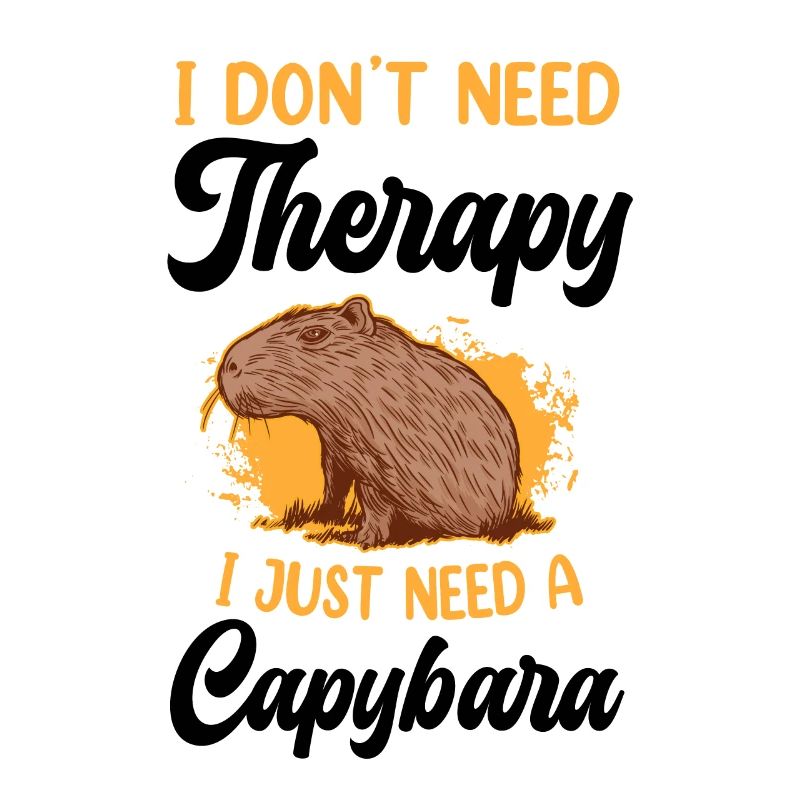 Capybara is my therapy capybara