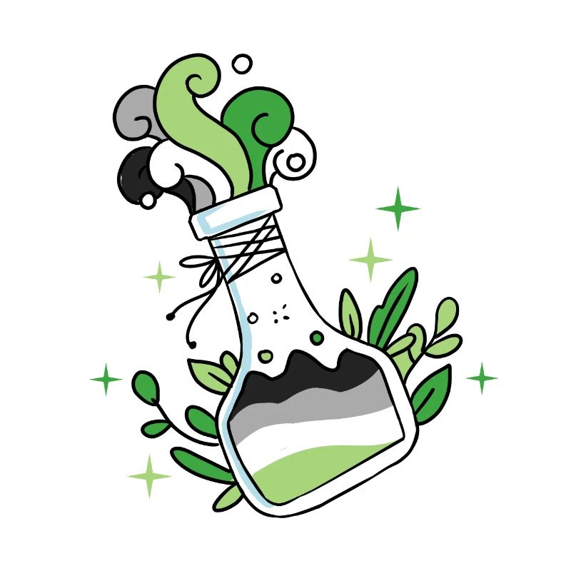 Aromantischer Trank Aromantic Pride