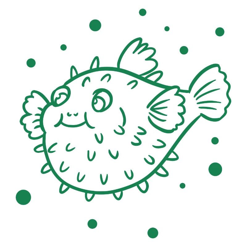 Thick puffer fish