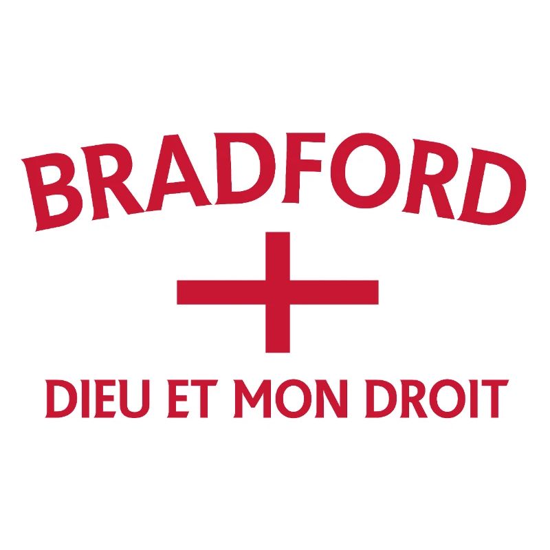 Drapeau de Bradford avec devise