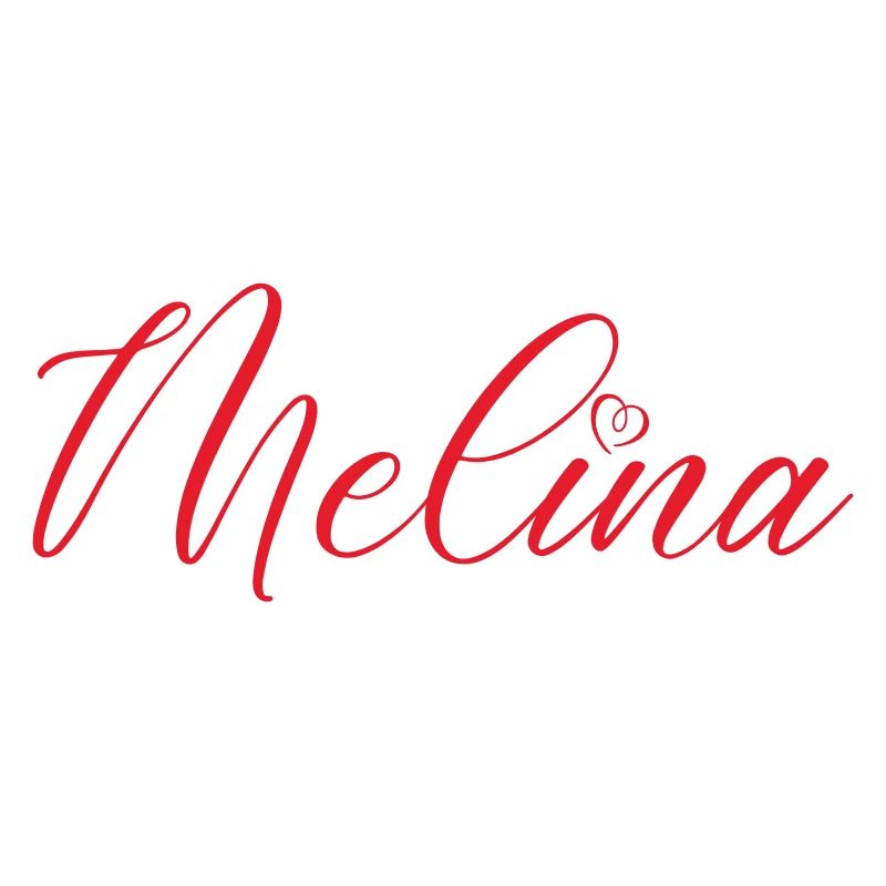 Melina Name Heart