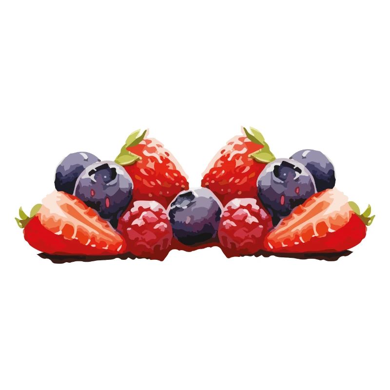 Erdbeere Blaubeere Obst