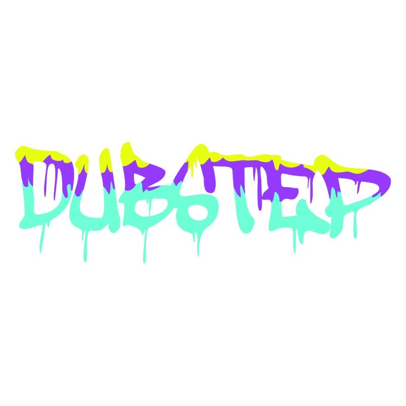Dub Step Techno Musique Fête Drop Graffiti Texte
