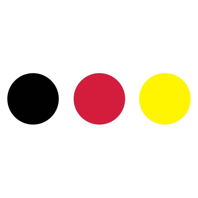Points black, red and yellow