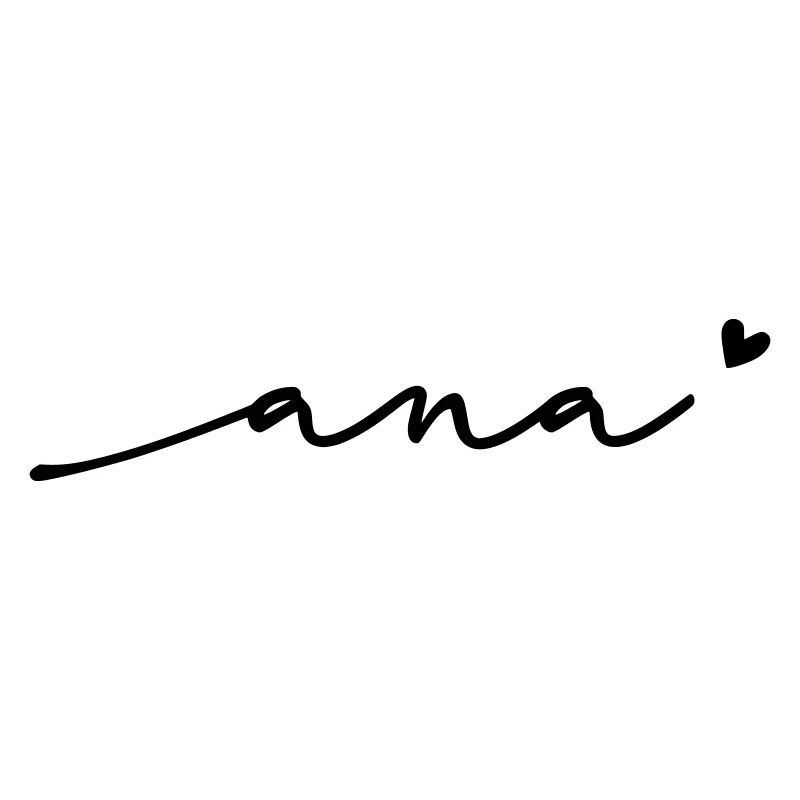 Ana Cursive Name