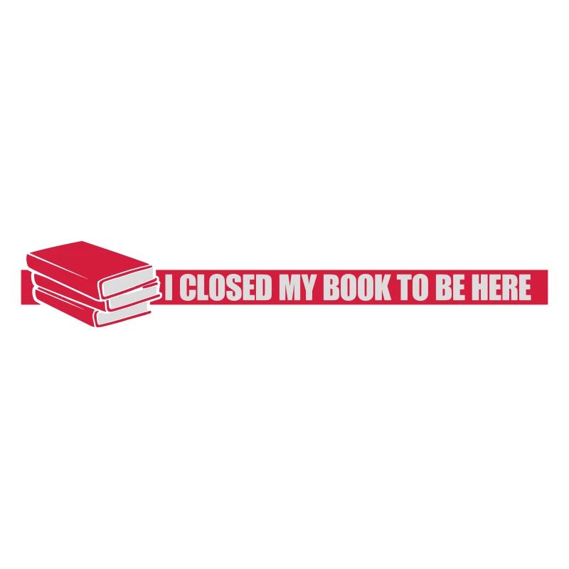 I closed my book