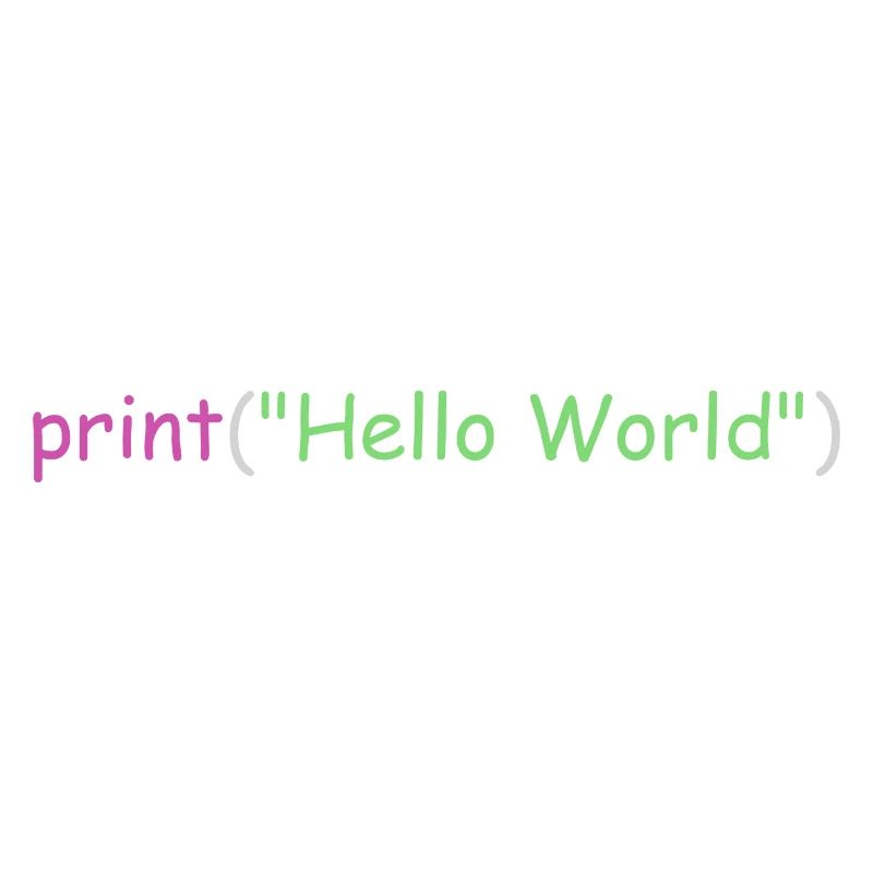 Hello World programmation Python C++ C #