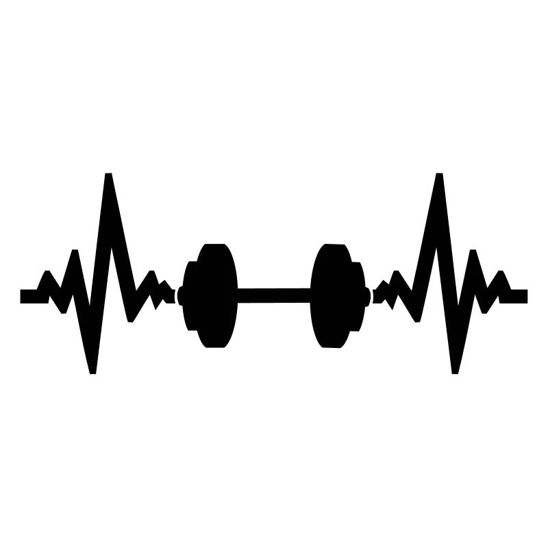 pulse frequency hantel cool design heart beat trai