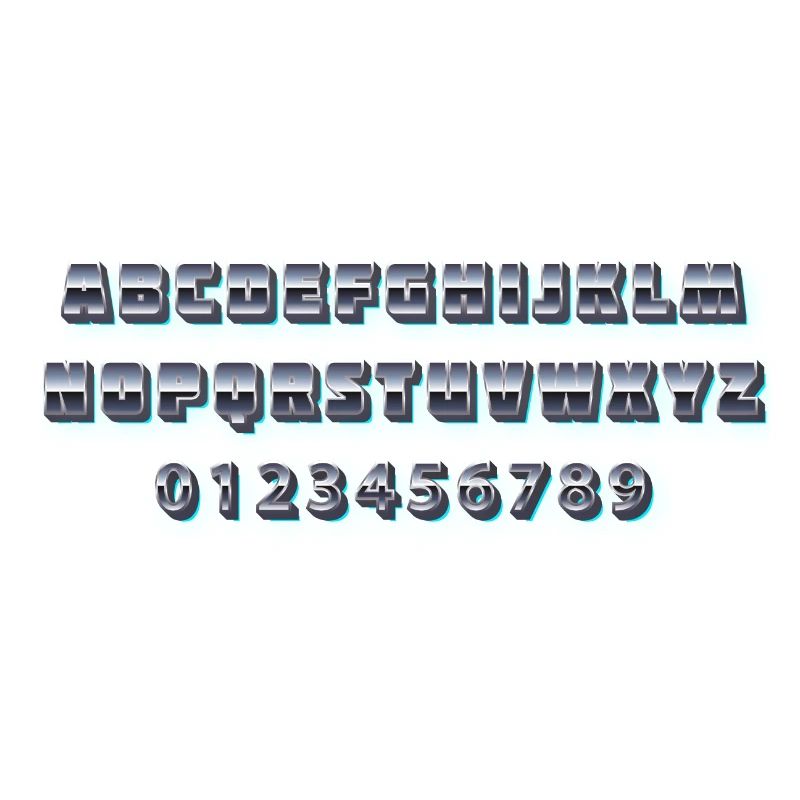 Alphabet d’arcade