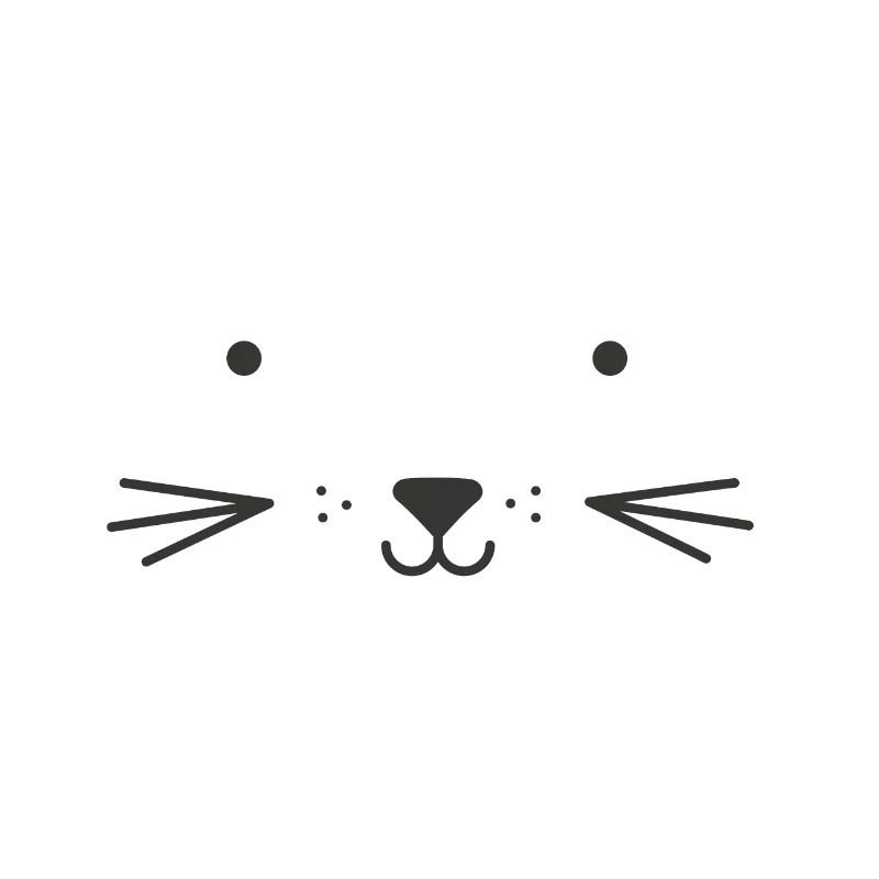 Visage de chat doux