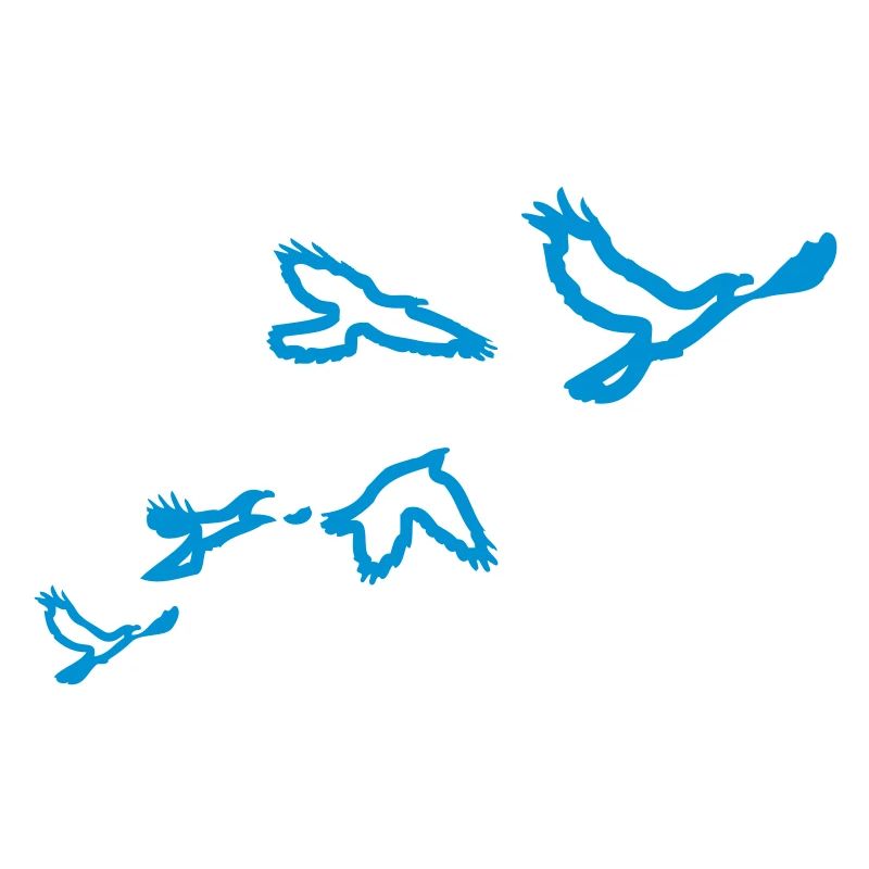 5 Voegel (1 color)