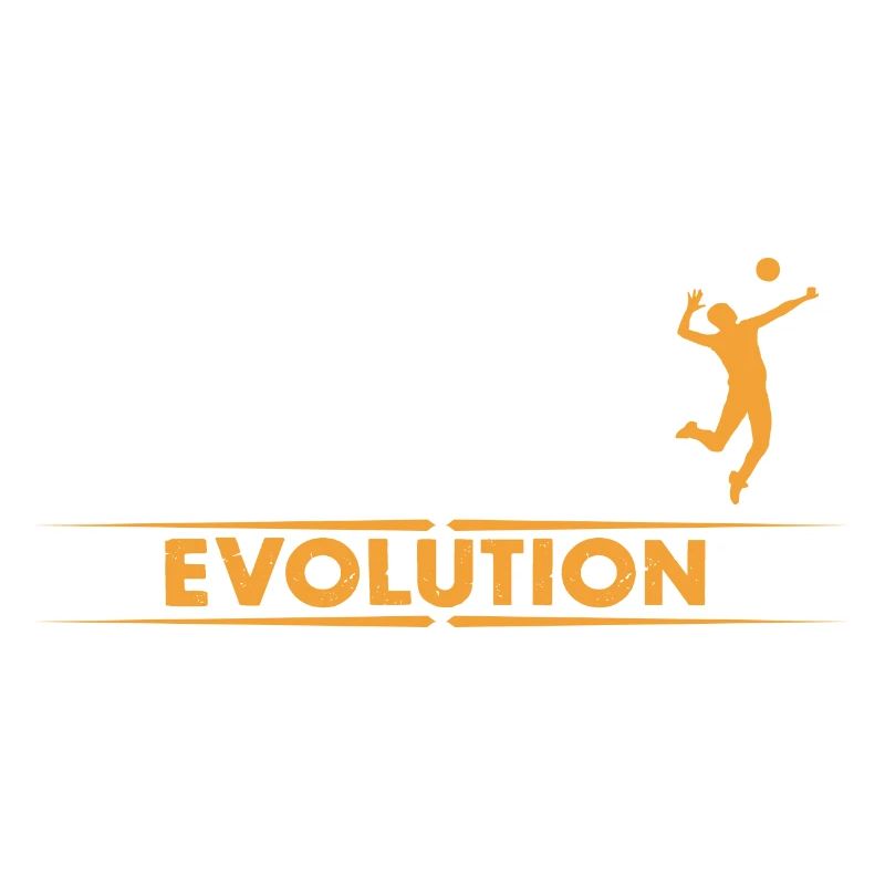 Volleyball Evolution - orange/weiss