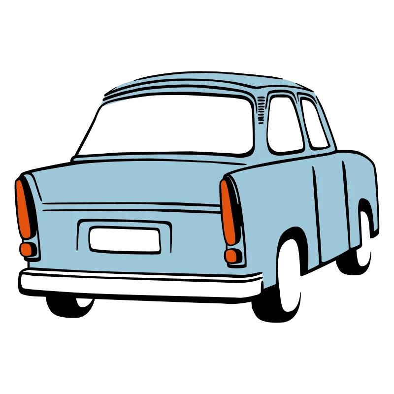 Sky blue Trabi
