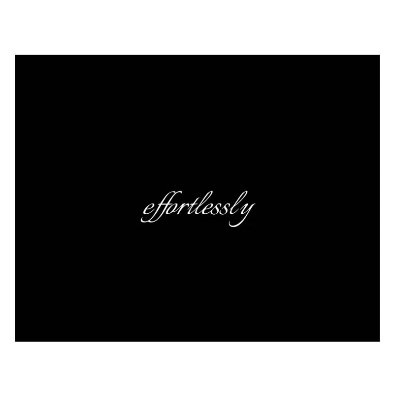 Effortlessly Elegant Script Typografie