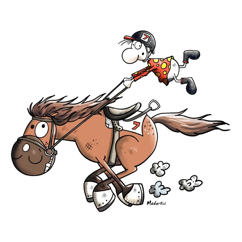 Cheval De Course Rapide